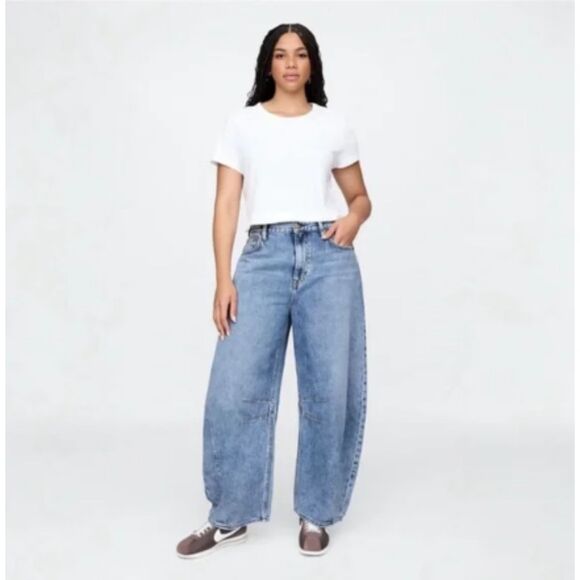 GAP Denim - Gap High Rise UltraSoft Horseshoe Jeans Medium Indigo 12/31